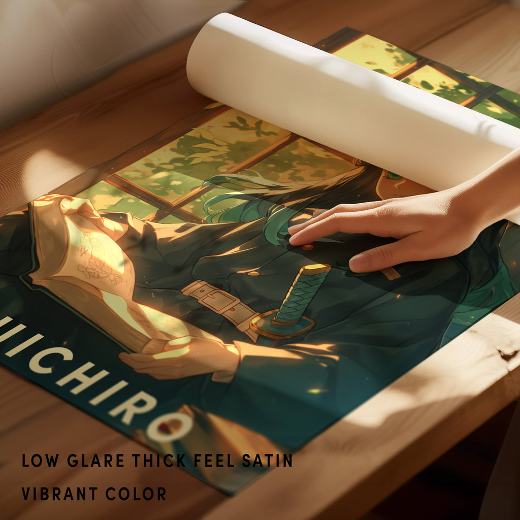 Demon Slayer Poster - Muichiro Tokito, Mist Hashira, Kimetsu No Yaiba, Anime Poster, Gift, Office Decor, Apartment Decor