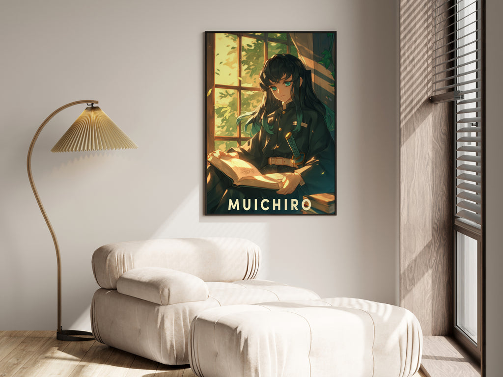 Demon Slayer Poster - Muichiro Tokito, Mist Hashira, Kimetsu No Yaiba, Anime Poster, Gift, Office Decor, Apartment Decor